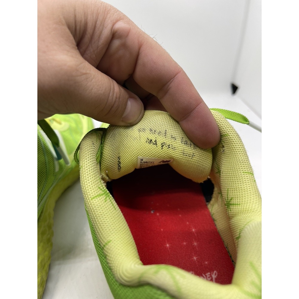 Run Disney 2015 Tinkerbell Green New Balance Glow-in-the-dark Sneakers Sz 6 - Picture 7 of 12
